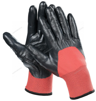 Перчатки маслобензостойкие латексные зимние NORDBERG NAPG158WR