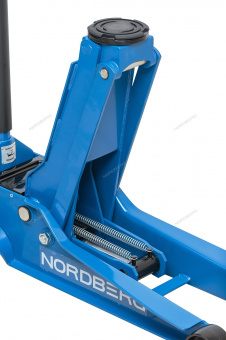 NORDBERG Домкрат N32035 подкатной, низкопрофильный, 4т 100-565 мм