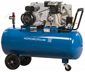 NORDBERG Компрессор NCE100/400-220 поршневой 220В, ресивер 100л 400л/мин ECO